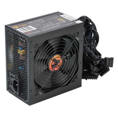 Picture of Vida 500W ATX PSU, 80+ Bronze, Fluid Dynamic Ultra-Quiet Fan, PCIe, Flat Black Cables, Power Lead Not Included