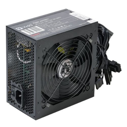 Picture of Vida Lite 750W ATX PSU, Fluid Dynamic Ultra-Quiet Fan, PCIe, Flat Black Cables, Power Lead Not Included