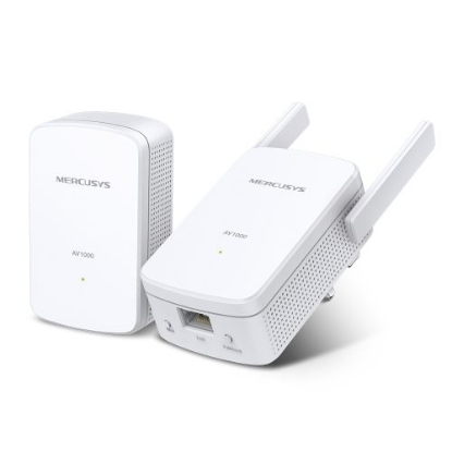 Picture of Mercusys (MP510 KIT) 300Mbps Wireless N Powerline Adapter Kit, AV2 1000, 1-Port