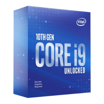 Picture of Intel Core I9-10900KF CPU, 1200, 3.7 GHz (5.3 Turbo), 10-Core, 125W, 14nm, 20MB Cache, Overclockable, No Graphics, Comet Lake, NO HEATSINK/FAN
