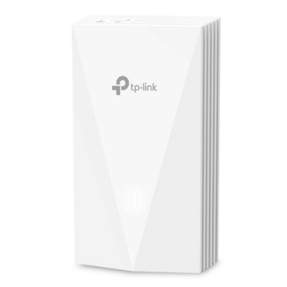 Picture of TP-LINK (EAP655-WALL) AX3000 Wall Plate Wi-Fi 6 Access Point, Dual Band, PoE, 3x GB LAN, OFDMA, Free Software
