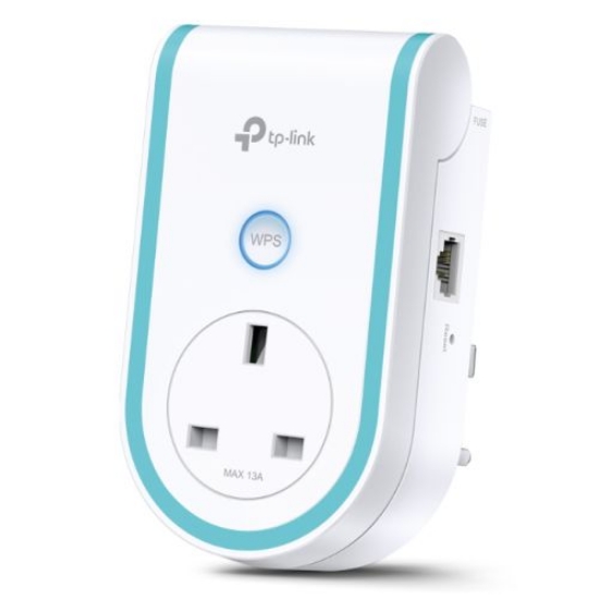 Picture of TP-LINK (RE365) AC1200 Dual Band Wall-Plug WiFi Range Extender, 10/100 LAN, AC Pass Through