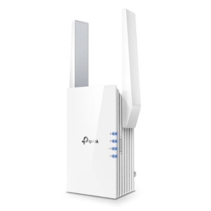 Picture of TP-LINK (RE505X) AX1500 (300+1200) Dual Band Wall-Plug Wi-Fi 6 Range Extender, 1 x GB LAN, AP Mode