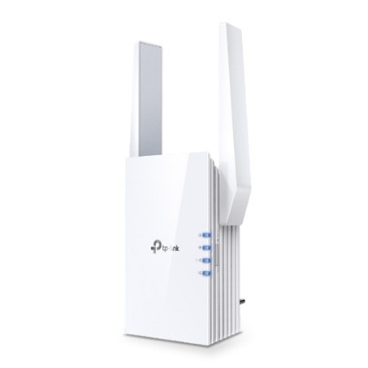 Picture of TP-LINK (RE605X) AX1800 (1201+574) Dual Band Wall-Plug Wi-Fi 6 Range Extender, Intelligent Signal Light, AP Mode