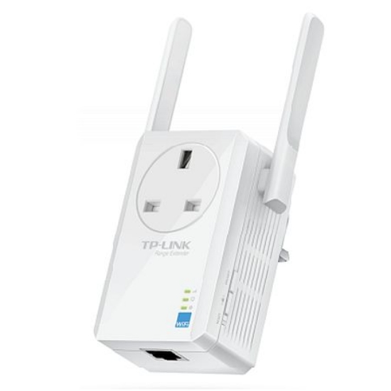 Picture of TP-LINK (TL-WA860RE) 300Mbps Wall-Plug Wifi Range Extender, AC Passthrough, 1 LAN