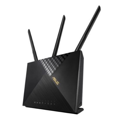 Picture of Asus (4G-AX56) Cat.6 300Mbps Dual Band AX1800 4G LTE Router, Wi-Fi 6, Captive Portal, AiProtection, 4 LAN, SIM Slot