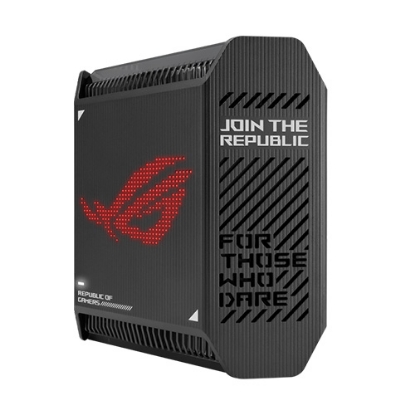 Picture of Asus (GT6 1-Pack Black) ROG Rapture AX10000 Tri-Band Gaming Mesh Wi-Fi 6 System, 2.5G LAN, AiMesh, RangeBoost Plus, AiProtection Pro, RGB