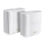 Picture of Asus (ZenWiFi AX XT8 V2) AX6600 Wireless Tri-Band Cable Wi-Fi 6 Routers, 2 Pack, USB 3.1 Gen1, 2.5G WAN, AiMesh Tech, White