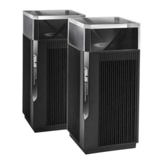 Picture of Asus (ZenWiFi Pro XT12) AX11000 Tri-Band Mesh Wi-Fi 6 Routers, 2 Pack, AiMesh Tech, 2.5G WAN, 2.5G LAN, 2x GB LAN, OFDMA, MU-MIMO