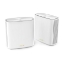 Picture of Asus (ZenWiFi XD6) AX5400 Dual-Band Wi-Fi 6 Routers, 2 Pack, 3x GB LAN, GB WAN, AiMesh Tech, Tri-Core Processor, White