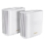 Picture of Asus (ZenWiFi XT9) AX7800 Tri-Band Wi-Fi 6 Mesh System, 2 Pack, 160MHz Bandwidth, 2.5G WAN, USB, Parental Controls, White