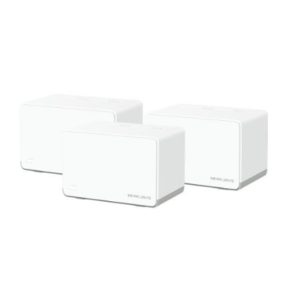 Picture of Mercusys (HALO H70X 3-Pack) AX1800 Dual Band Whole Home Mesh Wi-Fi 6 System, 3 LAN per Unit, OFDMA & MU-MIMO