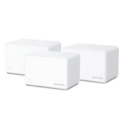 Picture of Mercusys (HALO H80X 3-Pack) AX3000 Dual Band Whole Home Mesh Wi-Fi 6 System, 3 LAN per Unit, OFDMA & MU-MIMO