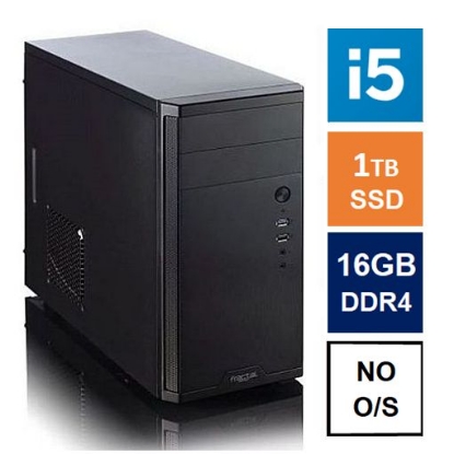Picture of Spire MATX Tower PC, Fractal Core 1100 Case, i5-11400, 16GB 3200MHz, 1TB SSD, Bequiet 550W, No Optical, KB & Mouse, No Operating System