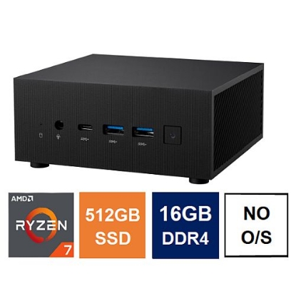 Picture of Spire Mini PC, Asus PN52 Case, Ryzen 7 5800H, 16GB 3200MHz, 512GB SSD, 2.5G LAN, Wi-Fi 6E, HDMI, DP, USB-C, VESA Mountable, No Operating System