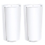 Picture of TP-LINK (DECO XE200) AXE11000 Tri-Band Whole Home Mesh Wi-Fi 6E System, 2 Pack, 16-Stream WiFi, 10G LAN, AI-Driven Mesh, Voice Control