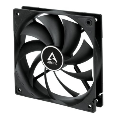 Picture of Arctic F12 Low Noise 12cm Case Fan, Black, 9 Blades, Fluid Dynamic