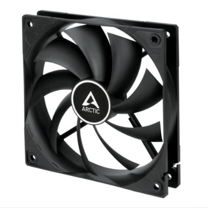 Picture of Arctic F12 Temperature Controlled 12cm Case Fan, Black, 9 Blades, Fluid Dynamic