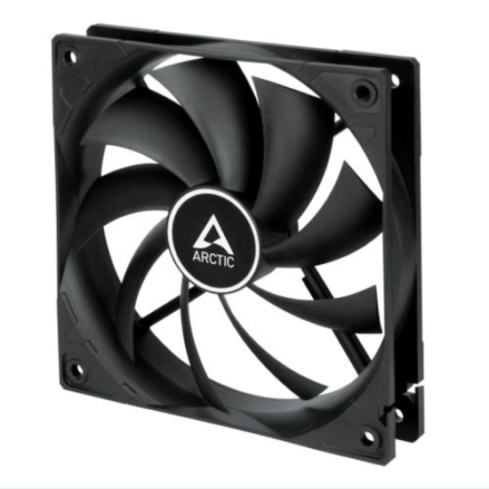 Picture of Arctic F12 Temperature Controlled 12cm Case Fan, Black, 9 Blades, Fluid Dynamic