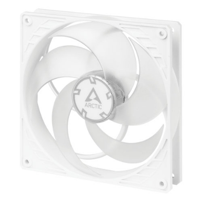 Picture of Arctic P14 14cm Pressure Optimised PWM Case Fan, White/Transparent, Fluid Dynamic, 200-1700 RPM