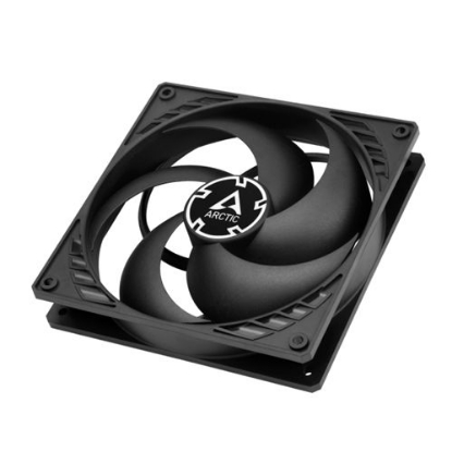Picture of Arctic P14 14cm Pressure Optimised PWM PST Case Fan for Continuous Operation, Black, 9 Blades, Dual Ball Bearing, 200-1700 RPM