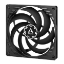 Picture of Arctic P14 14cm Pressure Optimised Slim PWM PST Fan w/ integrated Y-cable, Black, Fluid Dynamic, 150-1800 RPM
