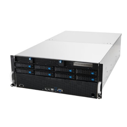 Picture of Asus (ESC4000A-E10) AMD EPYC 7002 2U Single-Socket GPU Barebone Server, AMD SP3, Supports 8 GPUs, Dual GB LAN, OCP 3.0, PCIe 4.0, M.2, 2200W Platinum PSU