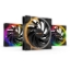 Picture of Be Quiet! (BL079) Light Wings 14cm PWM ARGB High Speed Case Fans x3, Rifle Bearing, 20 LEDs, Front & Rear Lighting, Up to 2200 RPM, ARGB Hub included