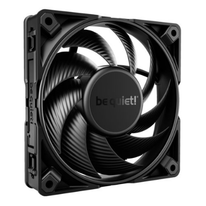 Picture of Be Quiet! (BL098) Silent Wings Pro 4 12cm PWM Case Fan, Black, Up to 3000 RPM, 3x Speed Switch, Fluid Dynamic Bearing
