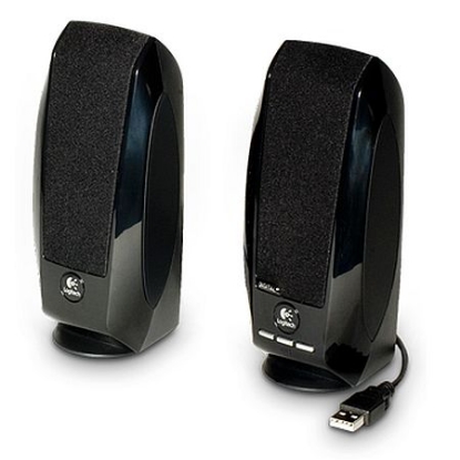 Picture of Logitech S150 2.0 Digital Speaker System, 5W RMS, Black, USB, Brown Box