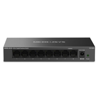 Picture of Mercusys (MS108GS) 8-Port Gigabit Unmanaged Desktop Switch, Steel Case