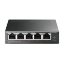 Picture of TP-LINK (TL-SF1005LP) 5-Port 10/100 Unmanaged Desktop Switch, 4-Port PoE, Intelligent Power, Steel Case