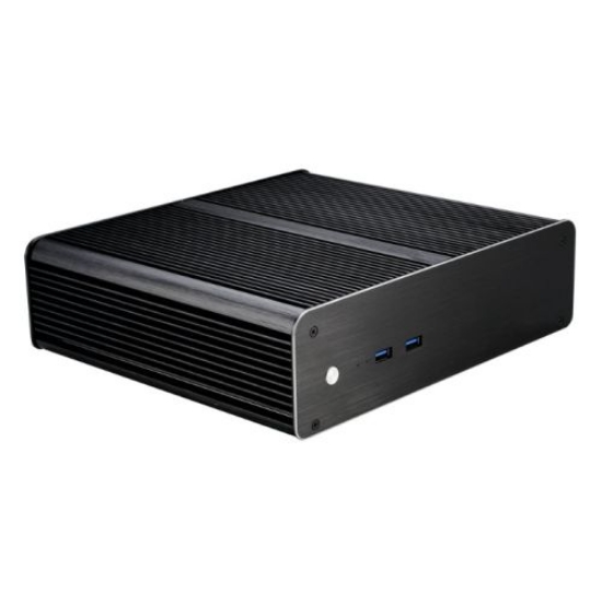 Picture of Akasa Euler T Plus Thin Mini ITX Case for Intel LGA1700, Fanless, Aluminium, VESA Mountable