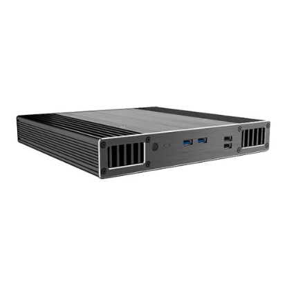 Picture of Akasa Plato TN Slim Fanless Case for 11th Gen Intel NUC boards, VESA Mounting, 2.5" SATA HDD/SSD