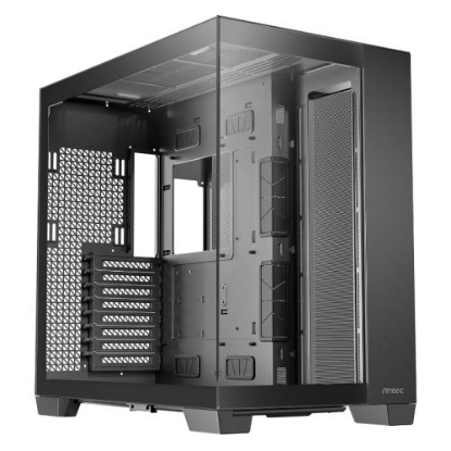 Picture of Antec C8 Gaming Case w/ Glass Side & Front, E-ATX, Dual Chamber, Mesh Panels, USB-C, Black