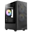 Picture of Antec NX500M ARGB Gaming Case w/ Glass Window, Micro ATX, 3 RGB Fans, Mesh Front, 360mm Radiator Support, USB-C, Black