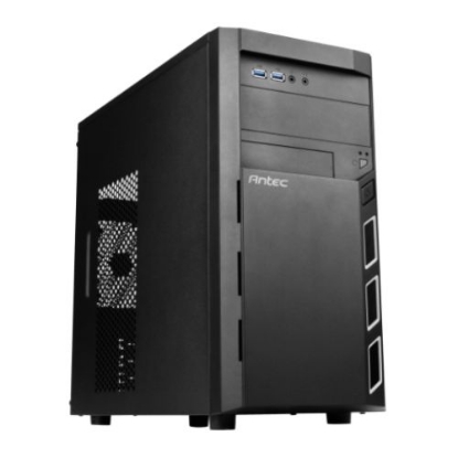 Picture of Antec VSK3000 Elite Micro ATX Case, 12cm Fan, USB 3.0, Black