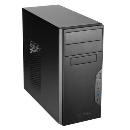 Picture of Antec VSK3000B U3/U2 Micro ATX Case, 9.2cm Fan, USB 3.0, Black with Black Interior