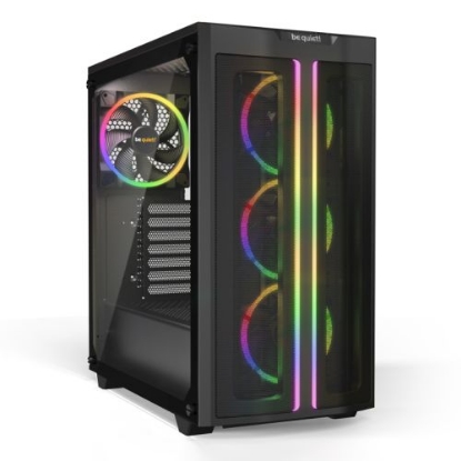 Picture of Be Quiet! Pure Base 500 FX Gaming Case w/ Glass Window, ATX, 4 ARGB Fans, ARGB PWM Hub, LED Control Button, USB-C