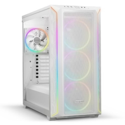 Picture of Be Quiet! Shadow Base 800 FX RGB Gaming Case w/ Glass Window, E-ATX, ARGB Front Strips & Controller, 4x ARGB Fans & Hub, Mesh Airflow, USB-C, White