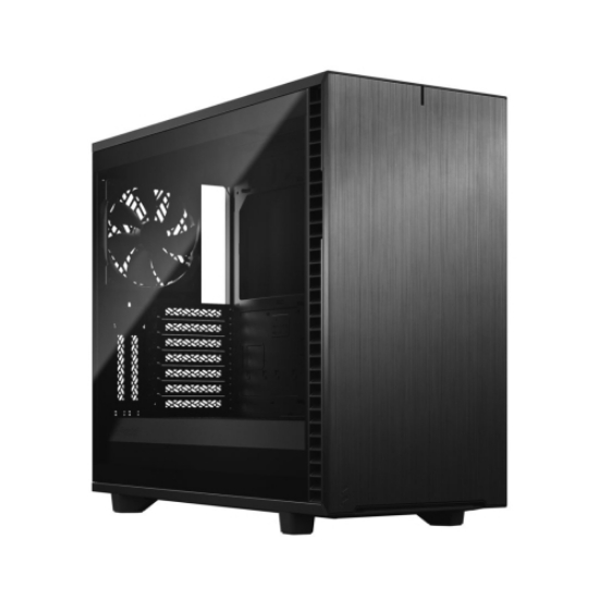 Picture of Fractal Design Define 7 (Dark TG) Gaming Case w/ Dark Tint Glass Window, E-ATX, Multibracket, 3 Fans, Fan Hub, Silence-optimized, USB-C