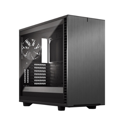 Picture of Fractal Design Define 7 (Light TG Grey) Gaming Case w/ Light Tint Glass Window, E-ATX, Multibracket, 3 Fans, Fan Hub, Silence-optimized, USB-C