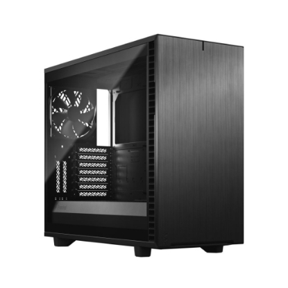 Picture of Fractal Design Define 7 (Light TG) Gaming Case w/ Light Tint Glass Window, E-ATX, Multibracket, 3 Fans, Fan Hub, Silence-optimized, USB-C