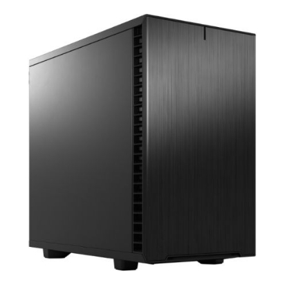 Picture of Fractal Design Define 7 Nano (Black Solid) Gaming Case, Mini ITX, 2 Fans, Sound Dampening, Ventilated PSU Shroud, USB-C, 306 mm GPU Support
