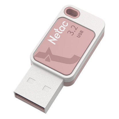 Picture of Netac 256GB UA31 USB 3.2 Memory Pen, Key Ring, Smoothies Pink