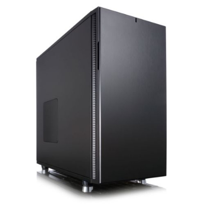 Picture of Fractal Design Define R5 (Black Solid) Silent Gaming Case, ATX, 2 Fans, Fan Controller, Configurable Front Door, Ultra Silent Design